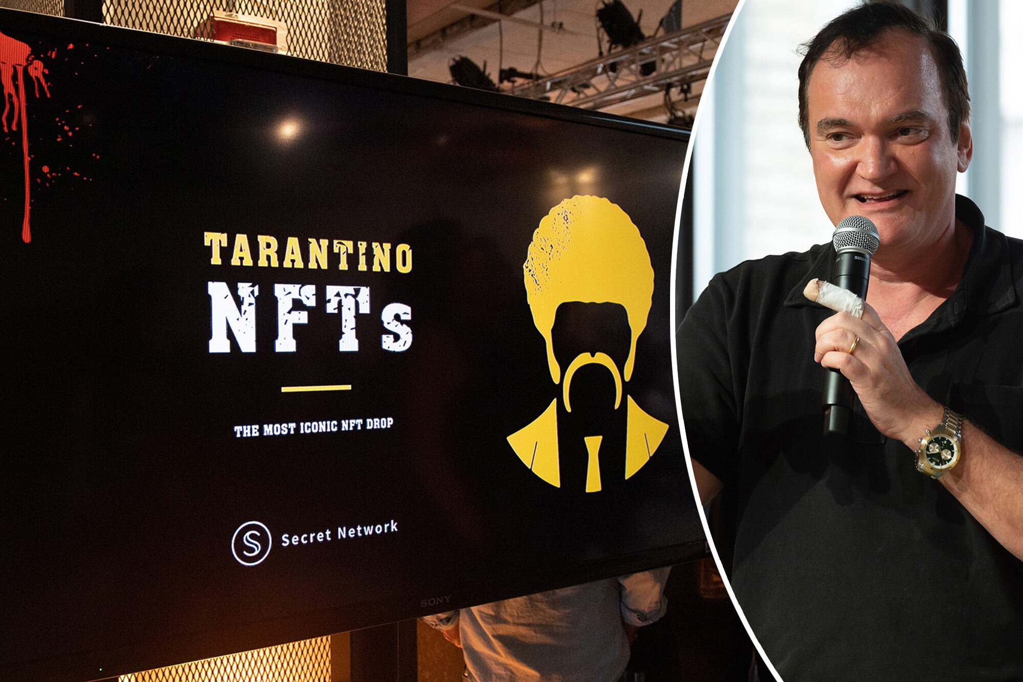 quentin-tarantino-speaks-at-panel-discussion-on-pulp-fiction-nfts