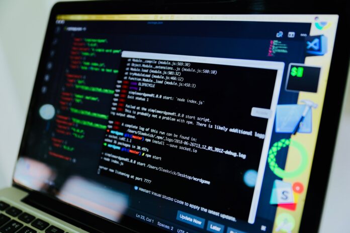 Photo by Lagos Techie laptop compute displaying command prompt