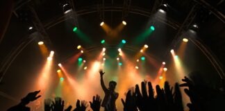 silhouette of people