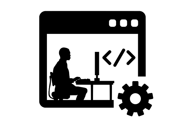 man-programmer-computer