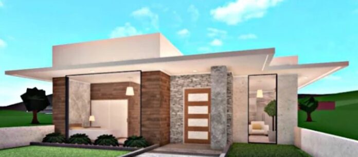 Roblox Bloxburg - Two-Story Family House Exterior Design - Minami Oroi 
