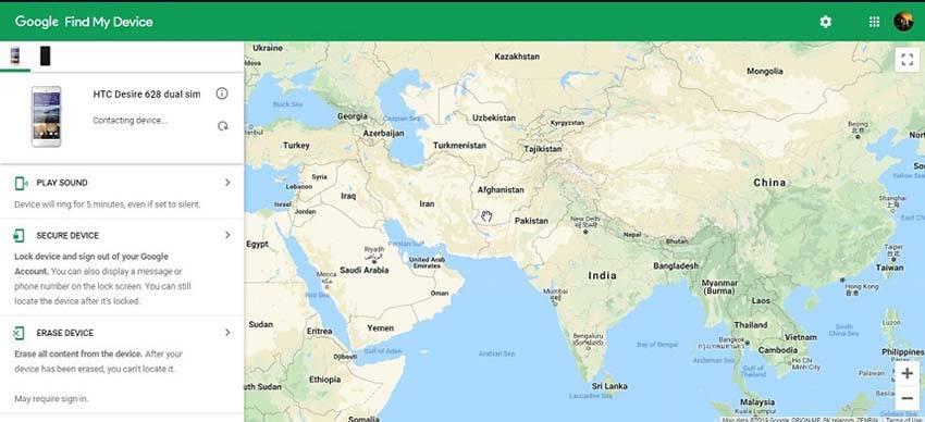 erase android device