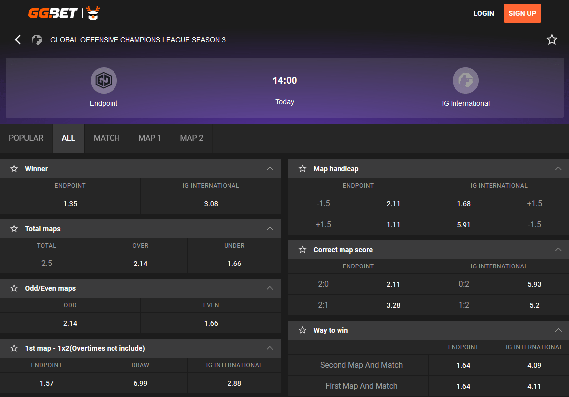 CS:GO Matches: Basic Information, Streaming and Betting