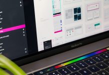 macbook pro displaying computer icons